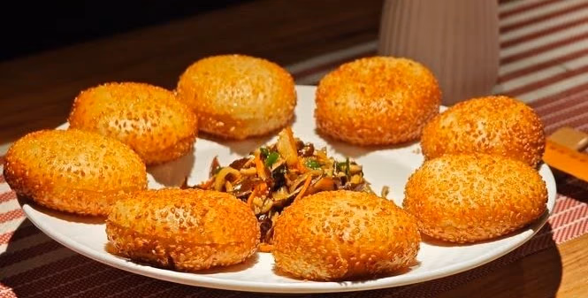 福来素食馆의 채식 요리.